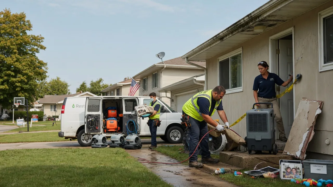 Water Damage Restoration in Franklin, IL near me